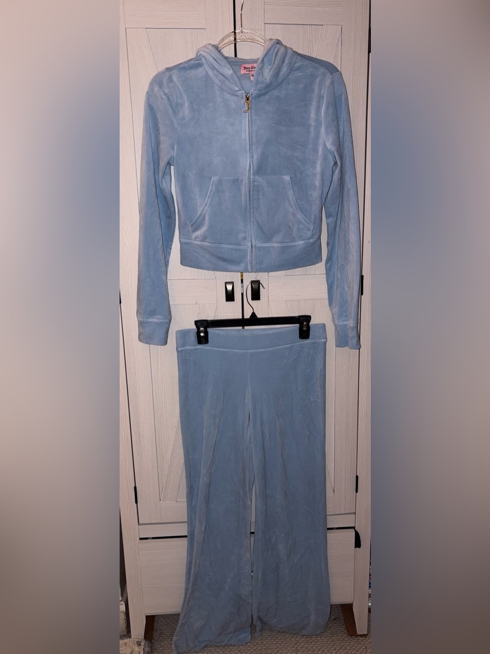 Juicy Couture Light Blue Women's Velour Tracksuit